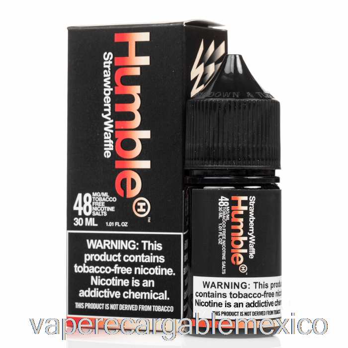 Vape Recargable Gofre De Fresa - Sales Humildes - 30ml 48mg